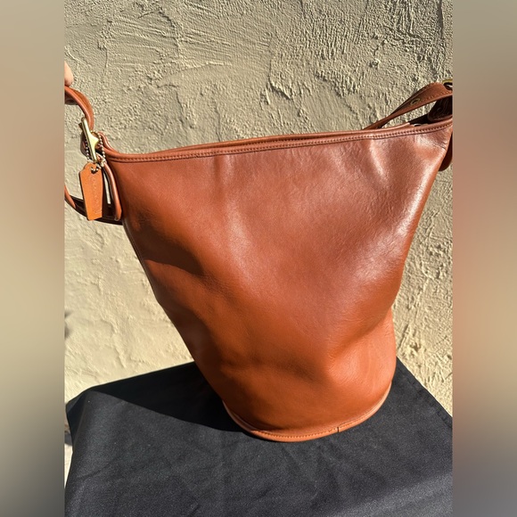 🥮EUC Vintage British Tan Coach Duffle Sac 9085 🥮 - Picture 3 of 10